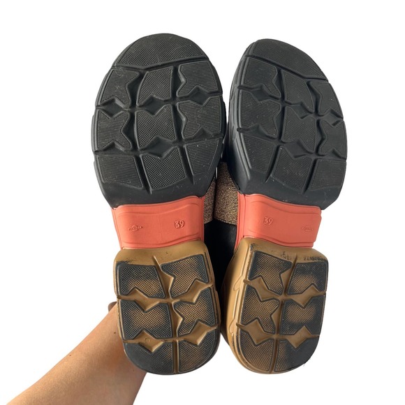 ROSAMUNDA SLIP-ON LEATHER TRAINERS SNEAKERS WOMEN SIZE EU39/US 9-9.5 - Picture 6 of 11